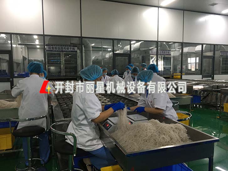 铺浆式即(速)食粉丝出产线