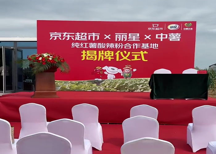 三方联建红薯基地，宏胜国际|Home粉丝加工设备主题优势显著